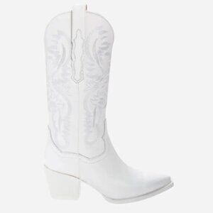 Jeffrey Campbell Dagget Boot In White Combo Size 9